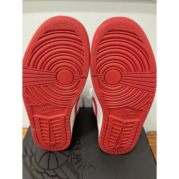 Nike Air Jordan 1 Mid Se Men's Size 11 (White Dune Red) - Picture 5 of 9